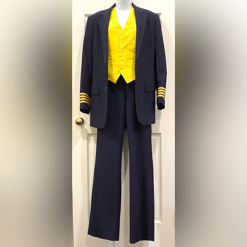 M&H blue Ladies military pants
